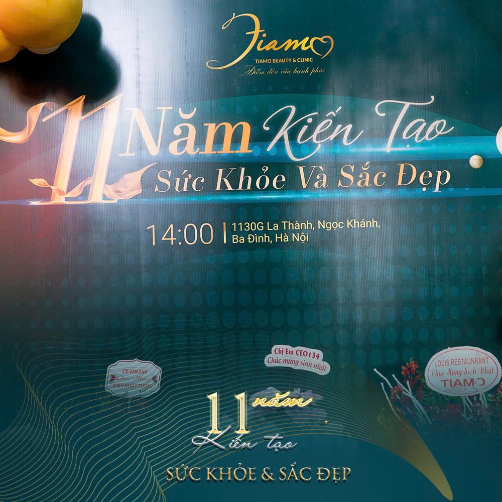 DẤU ẤN KHÁCH HÀNG – KHOẢNH KHẮC ĐÁNG NHỚ TẠI SINH NHẬT 11 TUỔI TIAMO BEAUTY & CLINIC