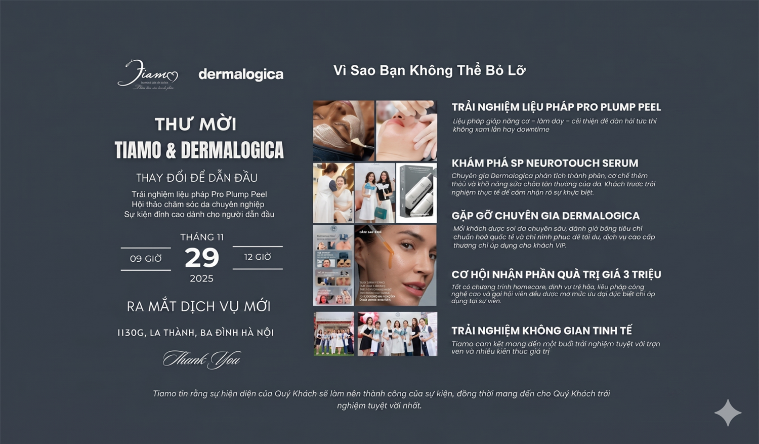 HỘI THẢO TIAMO x DERMALOGICA “ THAY ĐỔI ĐỂ DẪN ĐẦU” – SỰ KIỆN CHUYÊN SÂU VỀ CÔNG NGHỆ TRẺ HÓA PRO PLUMP  PEEL